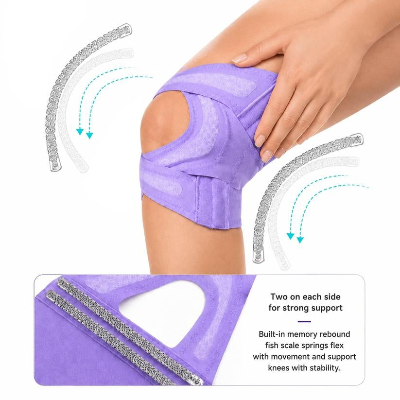 TYGLOBAL Premium Knee Support Brace for Knee Stability, Pain Relief & Daily Comfort, Adjustable Knee Recovery Brace for Walking, Running, Fitness & Everyday Activities