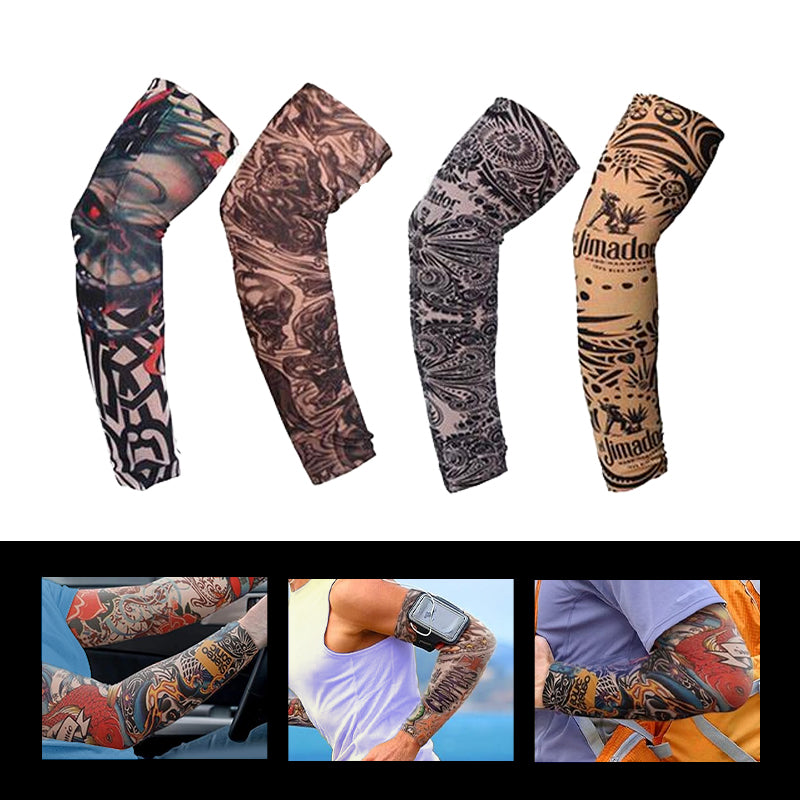 10 Count Cooling Arm Sleeves Cover UV Sun ProtectionOutdoor Sport Summer Men Women tattoo