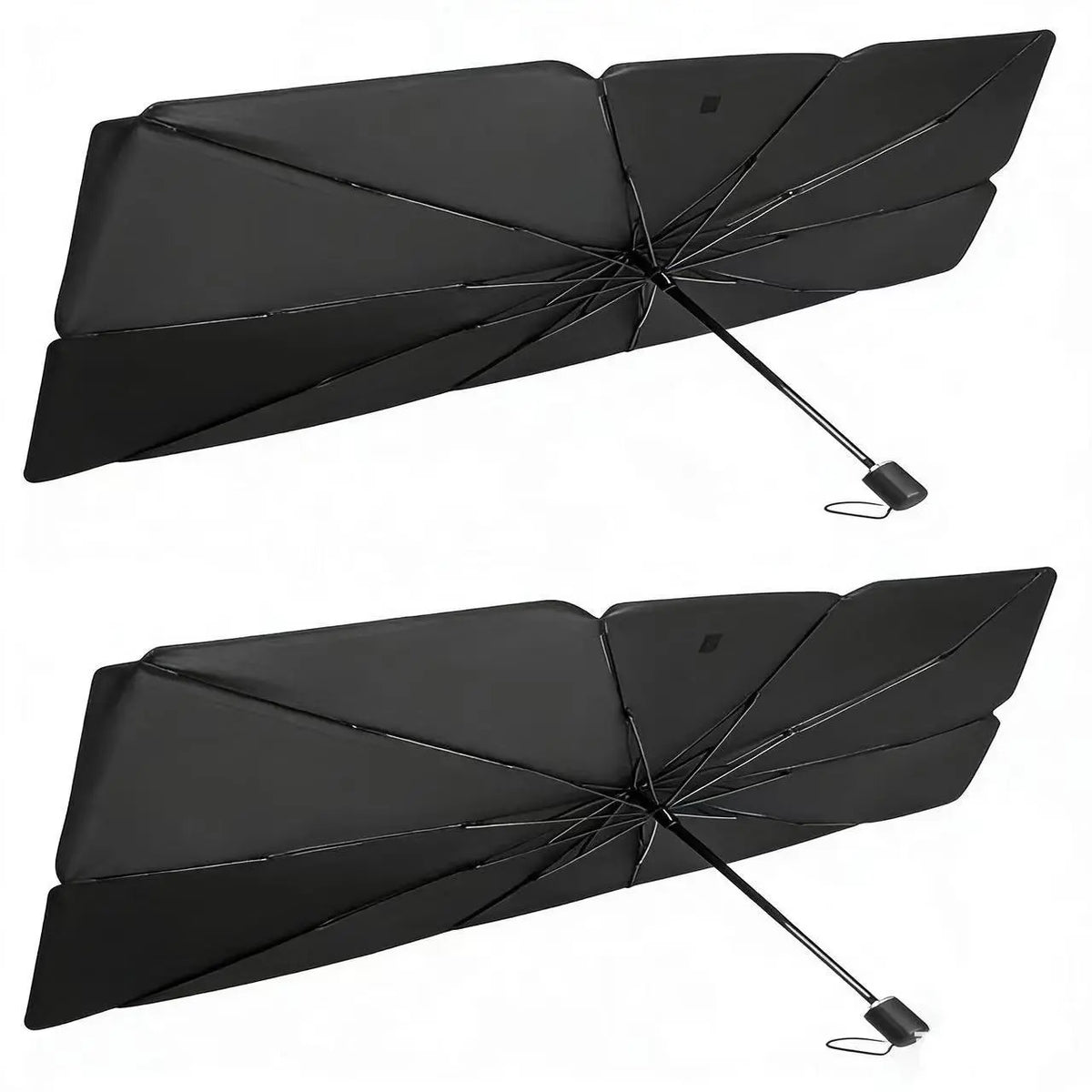 ☀️ Car Windshield Sunshade Umbrella, Foldable Car Sun Visor for UV & Heat Protection